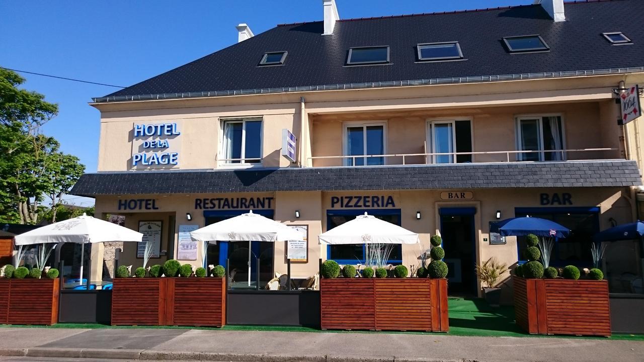 Hotel De La Plage Quineville Екстер'єр фото